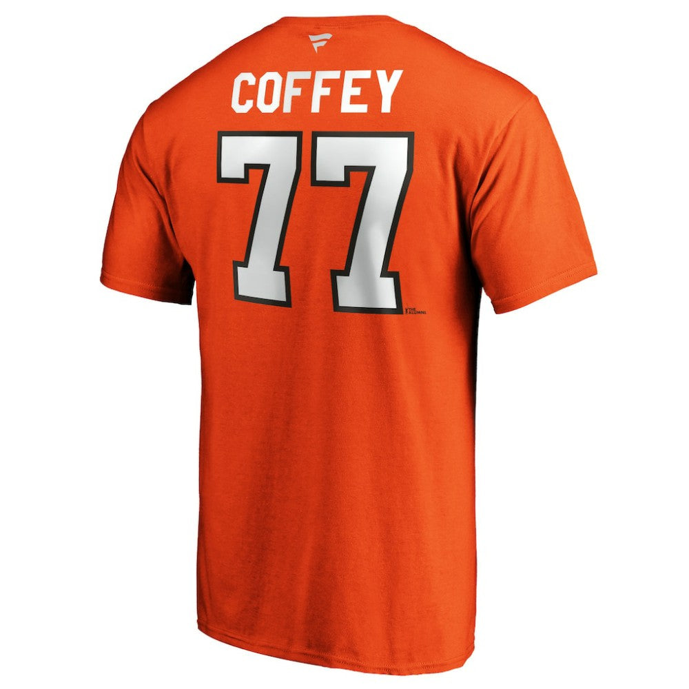 Paul Coffey Philadelphia Flyers Fanatics Authentic Stack Retired Player Name & Number T-Shirt - Orange T-shirts