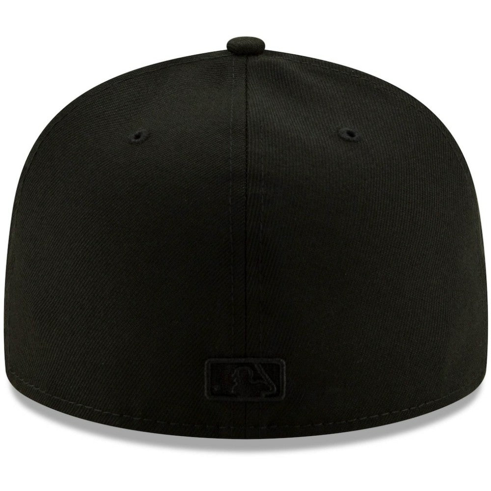 San Diego Padres Black on Black 59FIFTY Fitted Hat Black