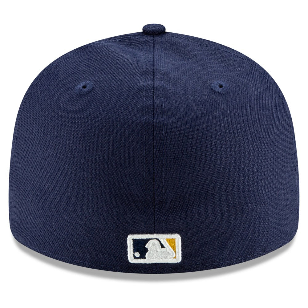Milwaukee Brewers Authentic Collection On-Field Low Profile 59FIFTY Fitted Hat Navy