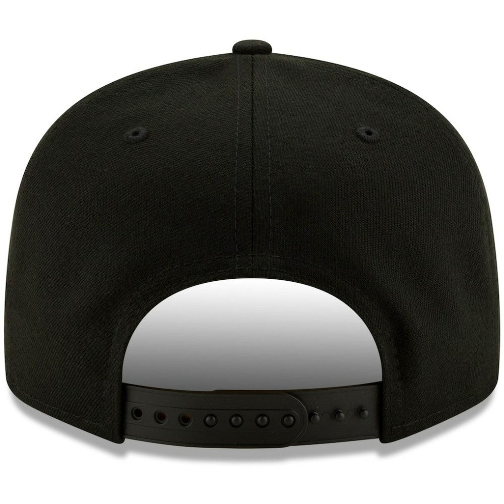 San Diego Padres Black on Black 9FIFTY Snapback Adjustable Hat Black