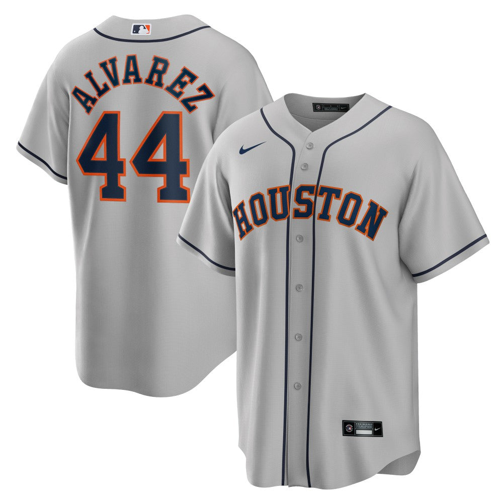 Yordan Álvarez Houston Astros Road Replica Player Jersey Gray