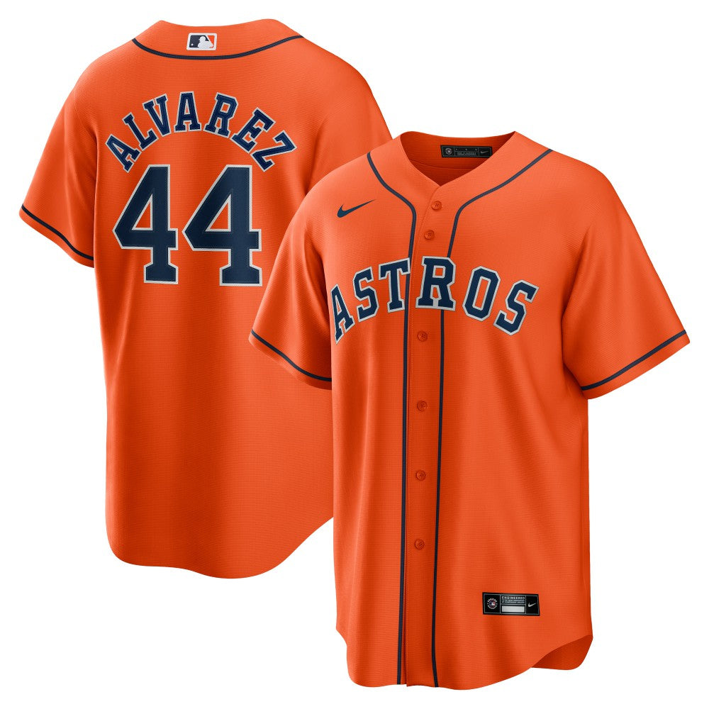 Yordan Álvarez Houston Astros Alternate Replica Player Jersey Orange