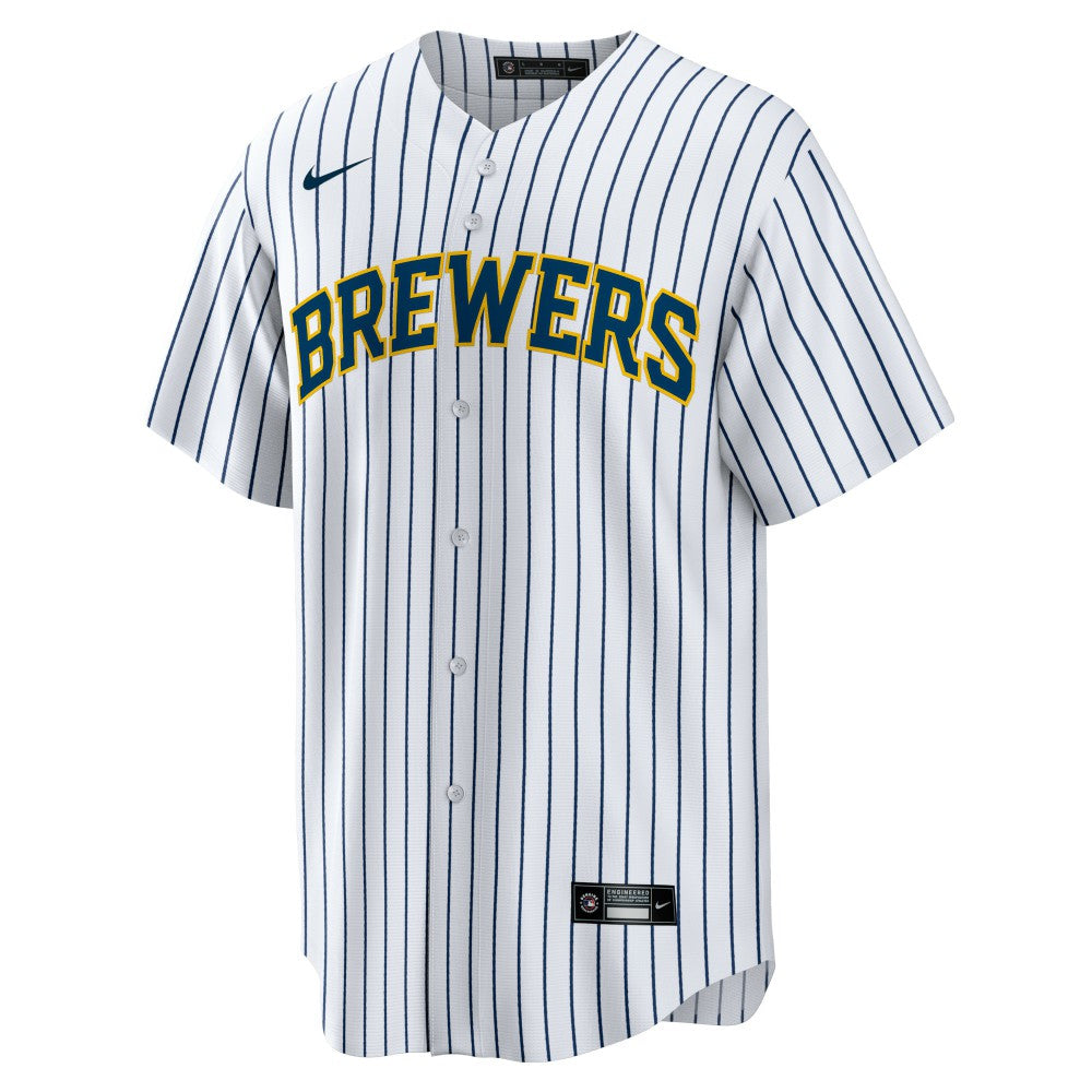 Christian Yelich Milwaukee Brewers Alternate Replica Player Jersey White