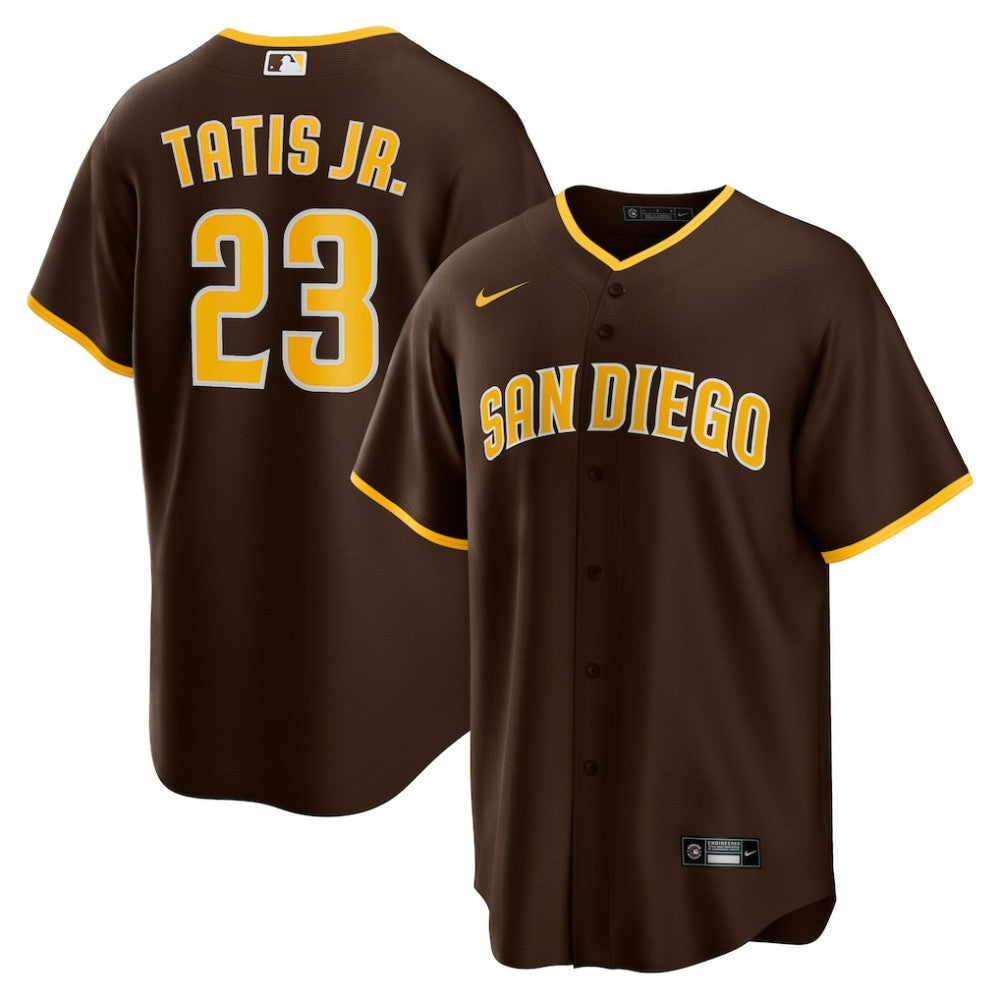Fernando Tatis Jr. San Diego Padres Alternate Replica Player Jersey Brown