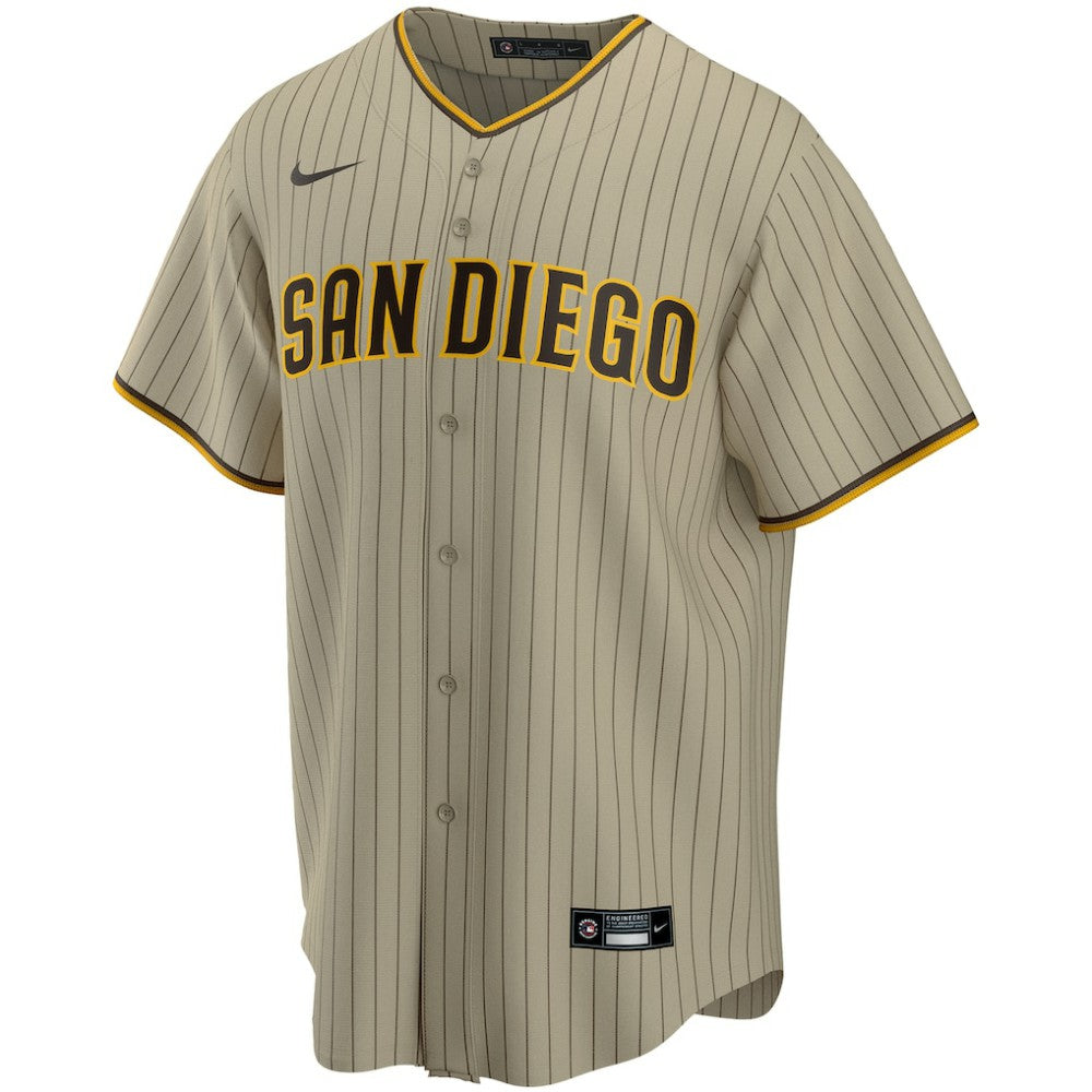 Fernando Tatis Jr. San Diego Padres Alternate Replica Player Jersey Tan