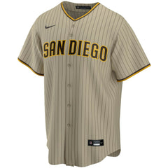 San Diego Padres Alternate Replica Team Jersey Tan