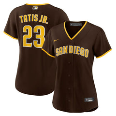 Fernando Tatís Jr. San Diego Padres Women's Road Replica Player Jersey Brown