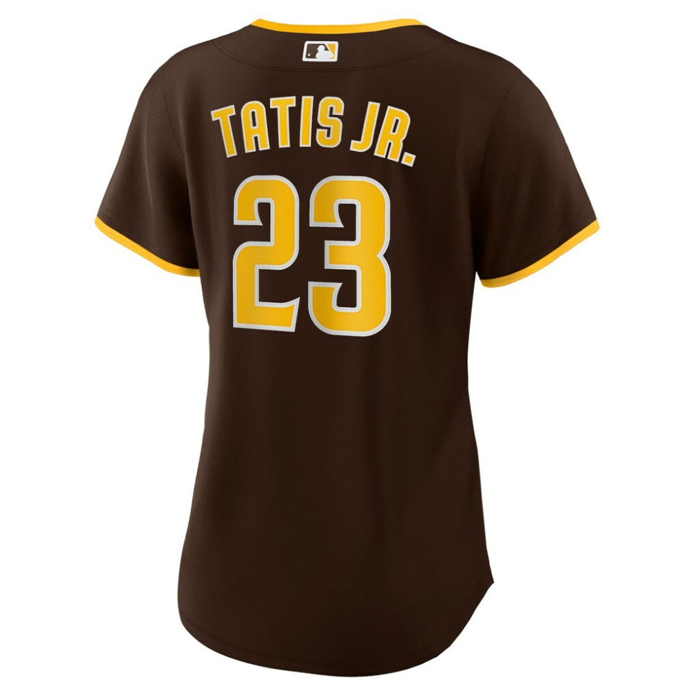Fernando Tatís Jr. San Diego Padres Women's Road Replica Player Jersey Brown