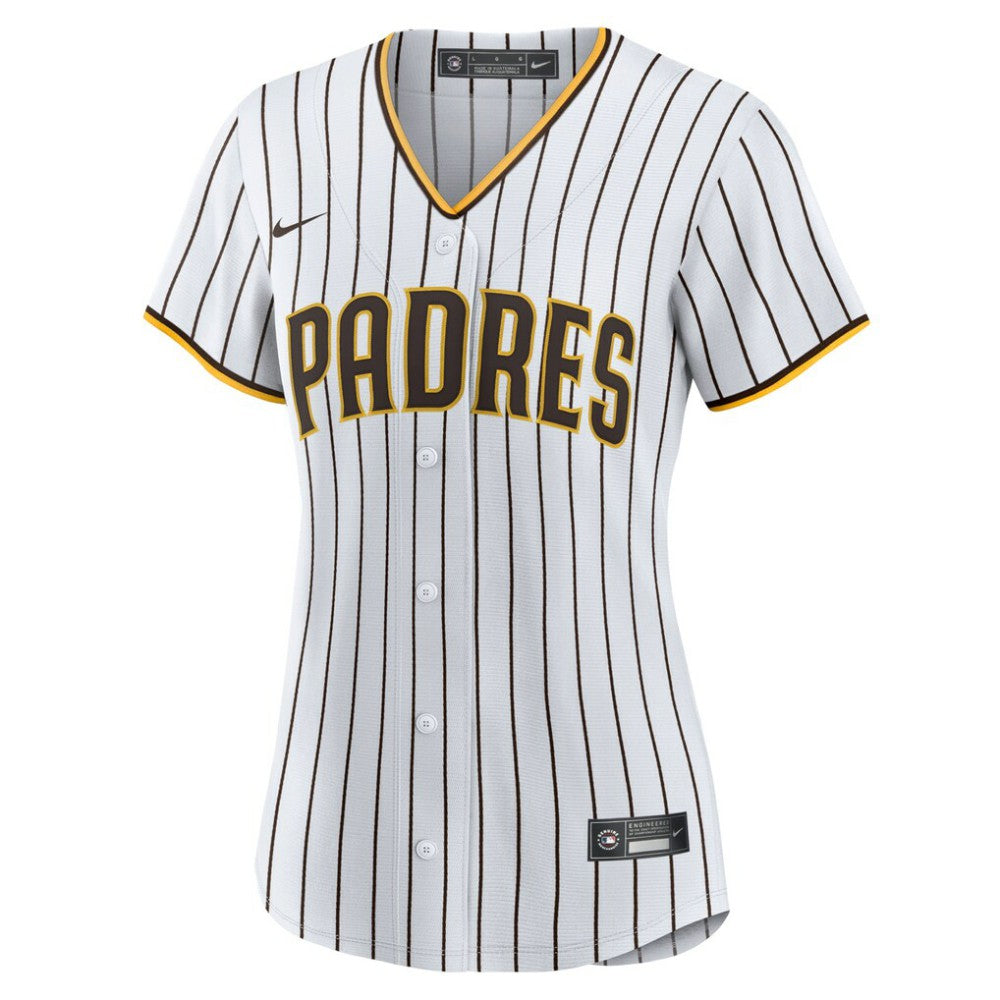 Fernando Tatís Jr. San Diego Padres Women's Home Replica Player Jersey White/Brown