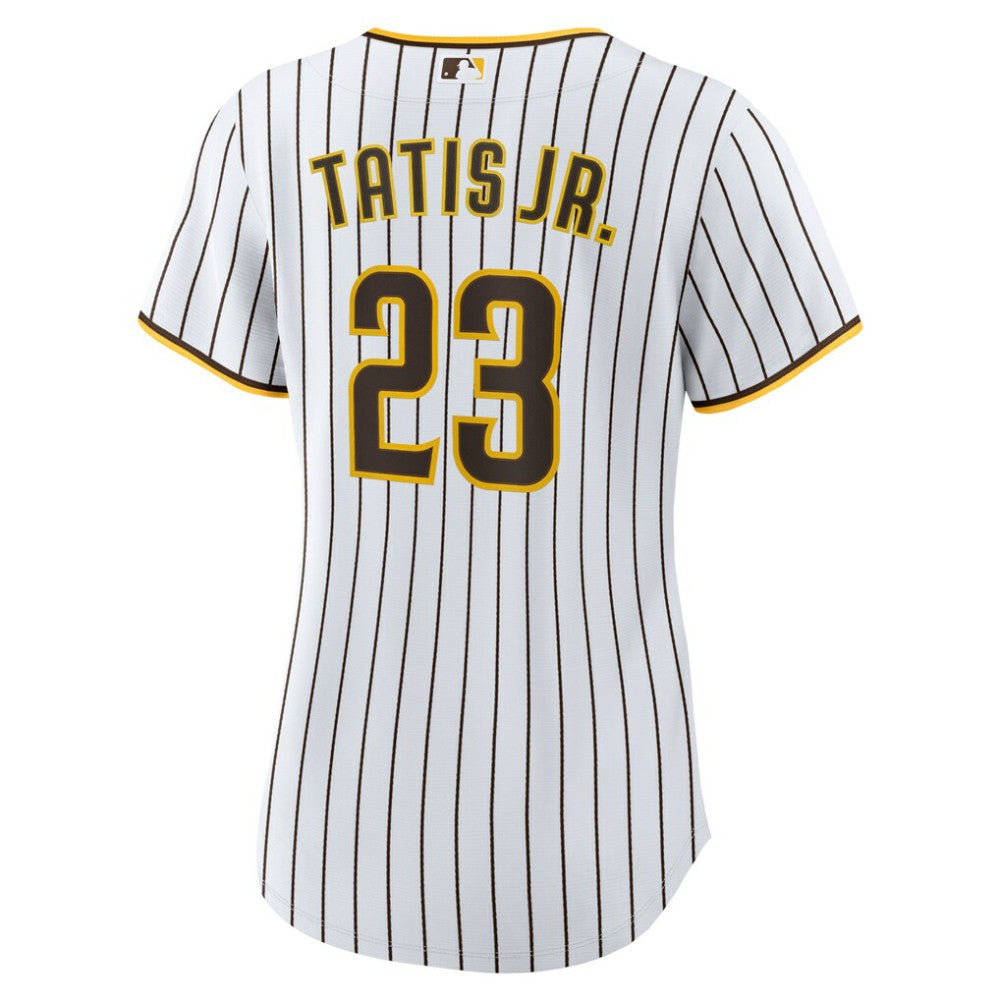 Fernando Tatís Jr. San Diego Padres Women's Home Replica Player Jersey White/Brown