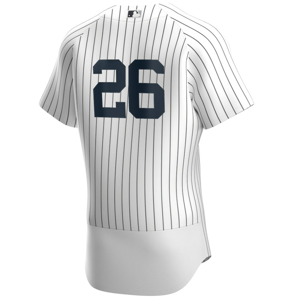 DJ LeMahieu New York Yankees Home Authentic Player Jersey White/Navy