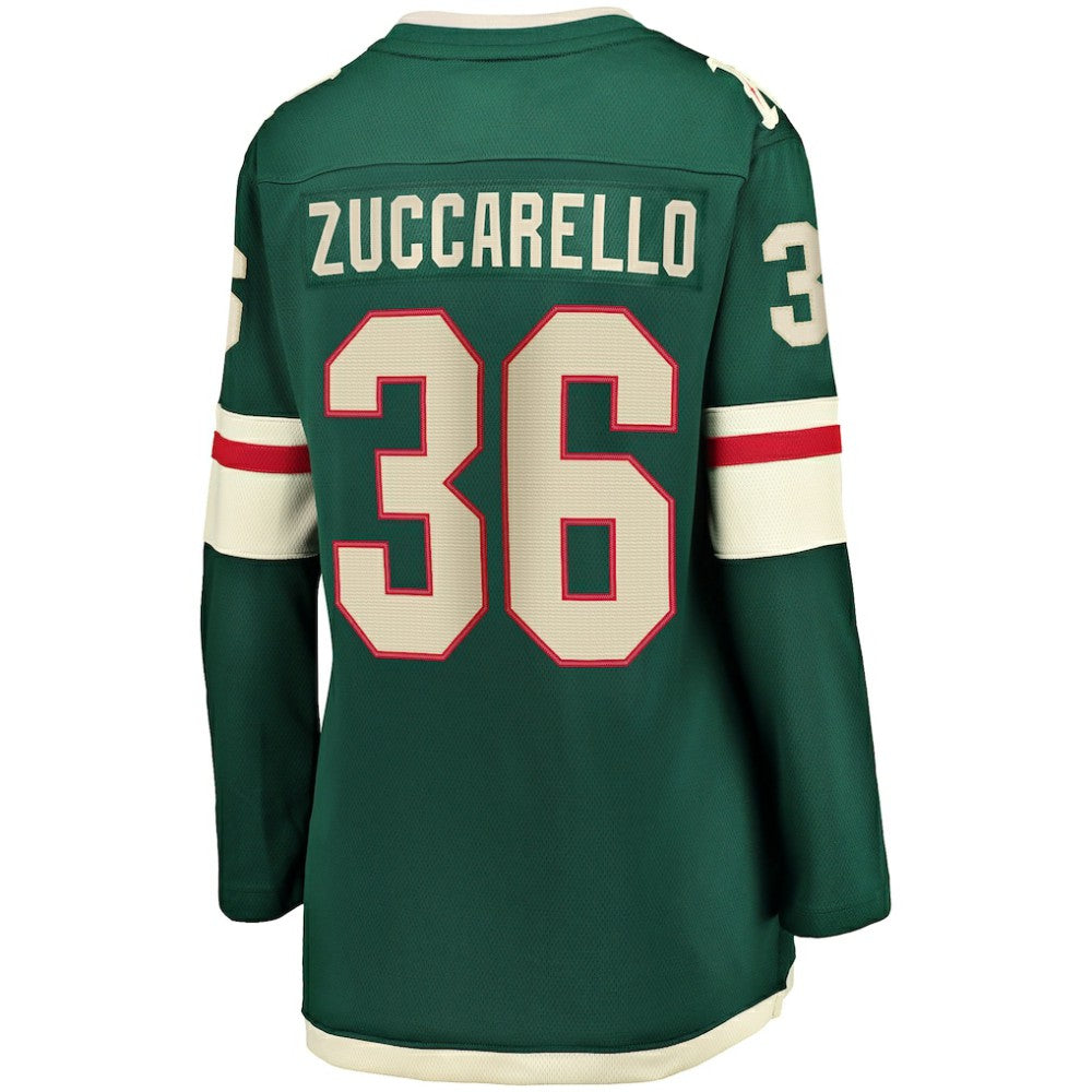 Mats Zuccarello Minnesota Wild Fanatics Women's Breakaway Player Jersey - Green Jerseys