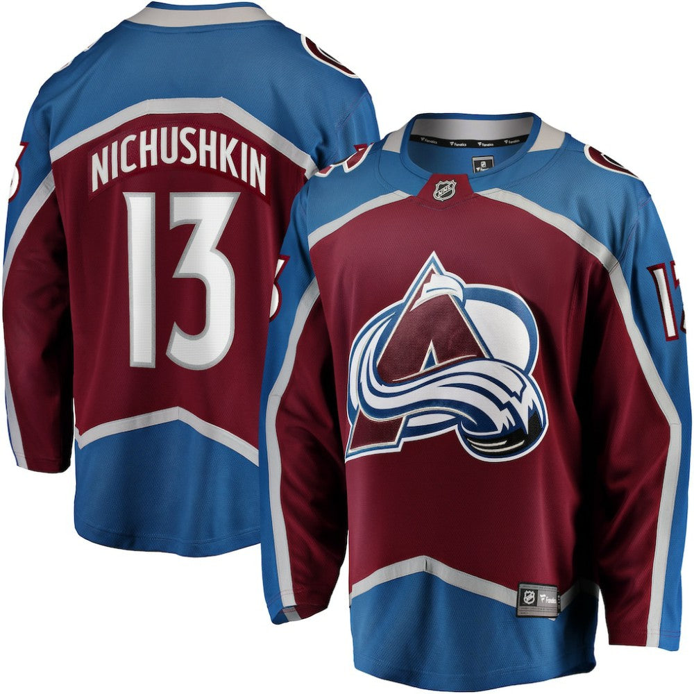 Valeri Nichushkin Colorado Avalanche Fanatics Breakaway Player Jersey - Burgundy Jerseys