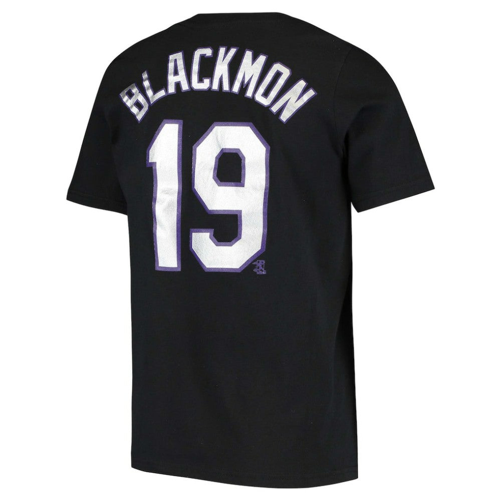 Charlie Blackmon Colorado Rockies Youth Name & Number T-Shirt Black