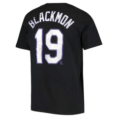 Charlie Blackmon Colorado Rockies Youth Name & Number T-Shirt Black