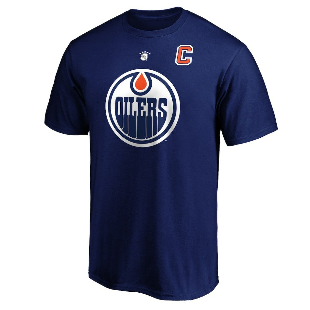 Wayne Gretzky Edmonton Oilers Fanatics Authentic Stack Retired Player Name & Number T-Shirt - Royal T-shirts