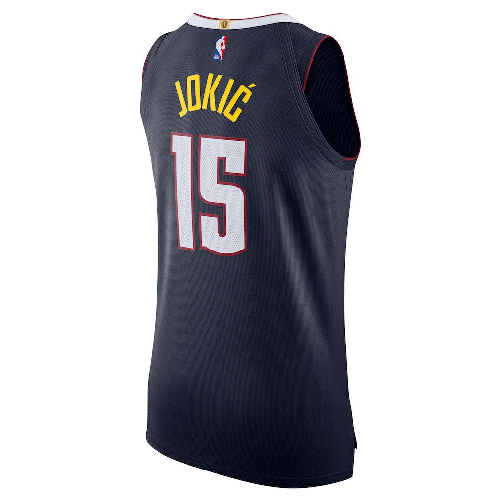 Nikola Jokic Denver Nuggets Authentic Jersey sale - Icon Editi- Navy discount