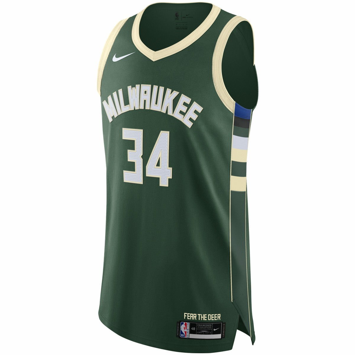 Giannis Antetokounmpo Milwaukee Bucks Authentic Jersey - Icon Edition - Hunter Green cheap