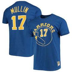 Chris Mullin Golden State Warriors Hardwood Classics Name & Number Team T-Shirt sale - Royal outlet