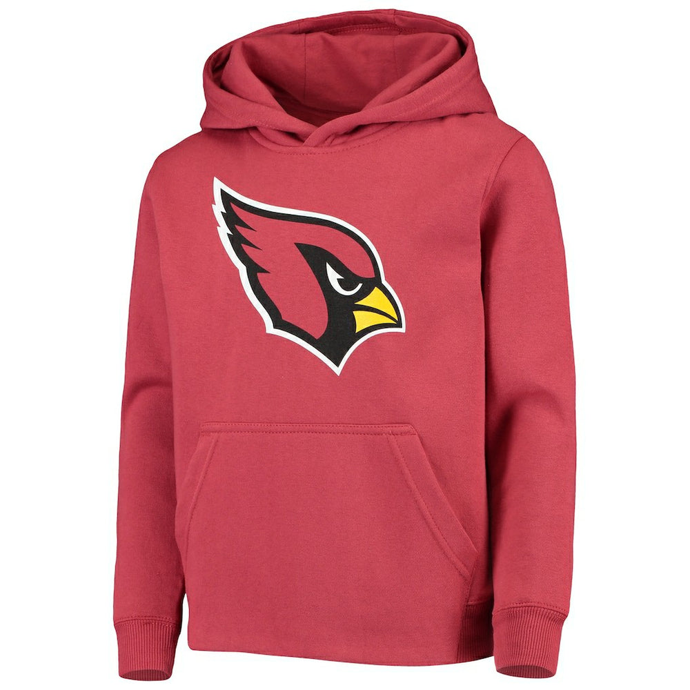 Arizona Cardinals Youth Primary Team Logo Pullover Hoodie - Cardinal discount