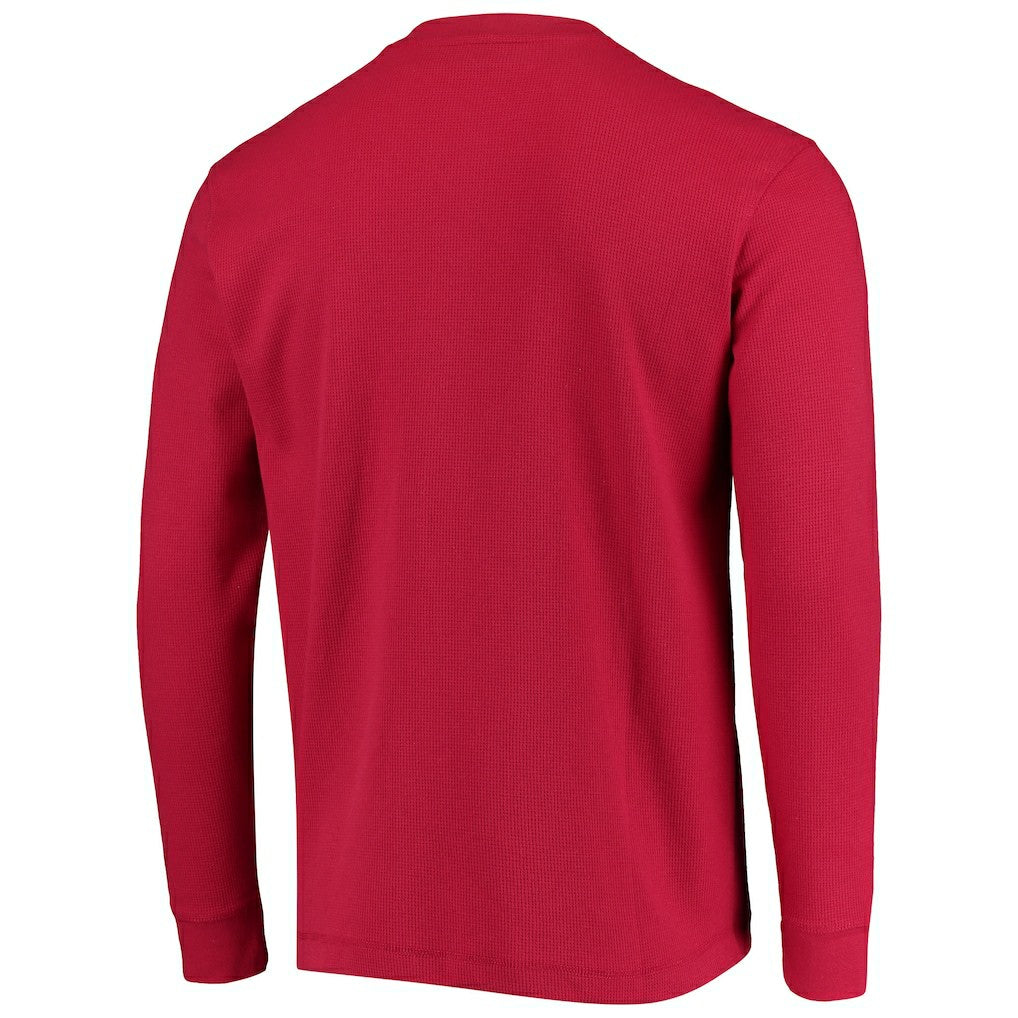 Kansas City Chiefs Dunbrooke Logo Maverick Thermal Henley Long Sleeve T-Shirt - Red outlet