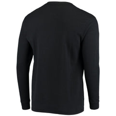 New Orleans Saints Dunbrooke Logo Maverick Thermal Henley Long Sleeve T-Shirt - Black for sale