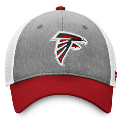 Atlanta Falcons Tri-Tone Trucker Snapback Hat - Gray/Red online