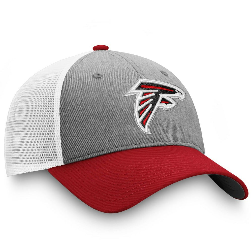 Atlanta Falcons Tri-Tone Trucker Snapback Hat - Gray/Red online