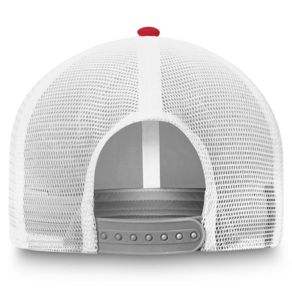 Atlanta Falcons Tri-Tone Trucker Snapback Hat - Gray/Red online