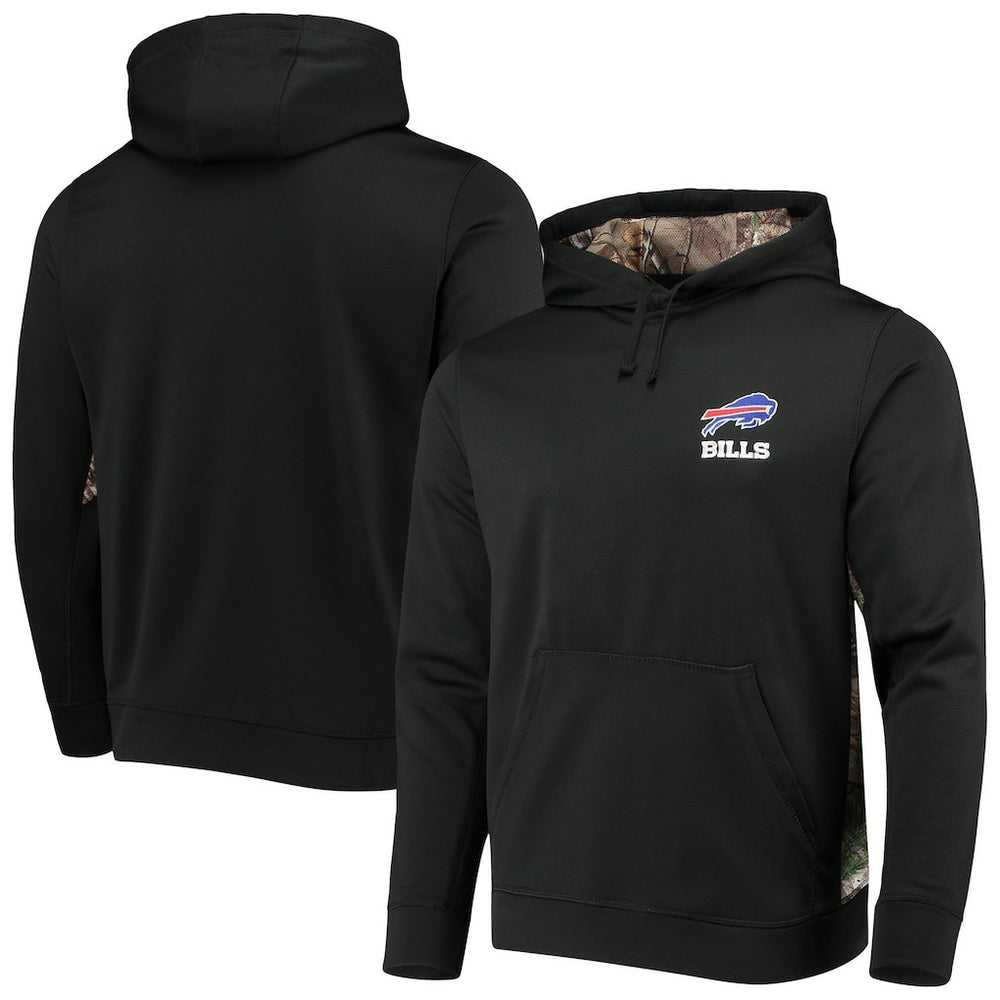 Buffalo Bills Dunbrooke Logo Ranger Pullover Hoodie - Black/Realtree Camo for sale