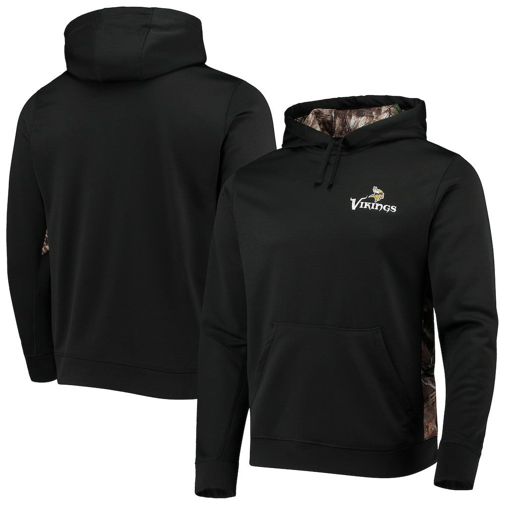 Minnesota Vikings Dunbrooke Logo Ranger Pullover Hoodie - Black/Realtree Camo for sale