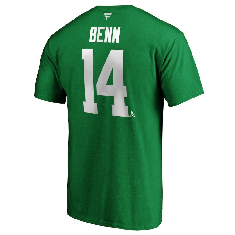 Jamie Benn Dallas Stars Fanatics Authentic Stack Player Name & Number T-Shirt - Kelly Green T-shirts