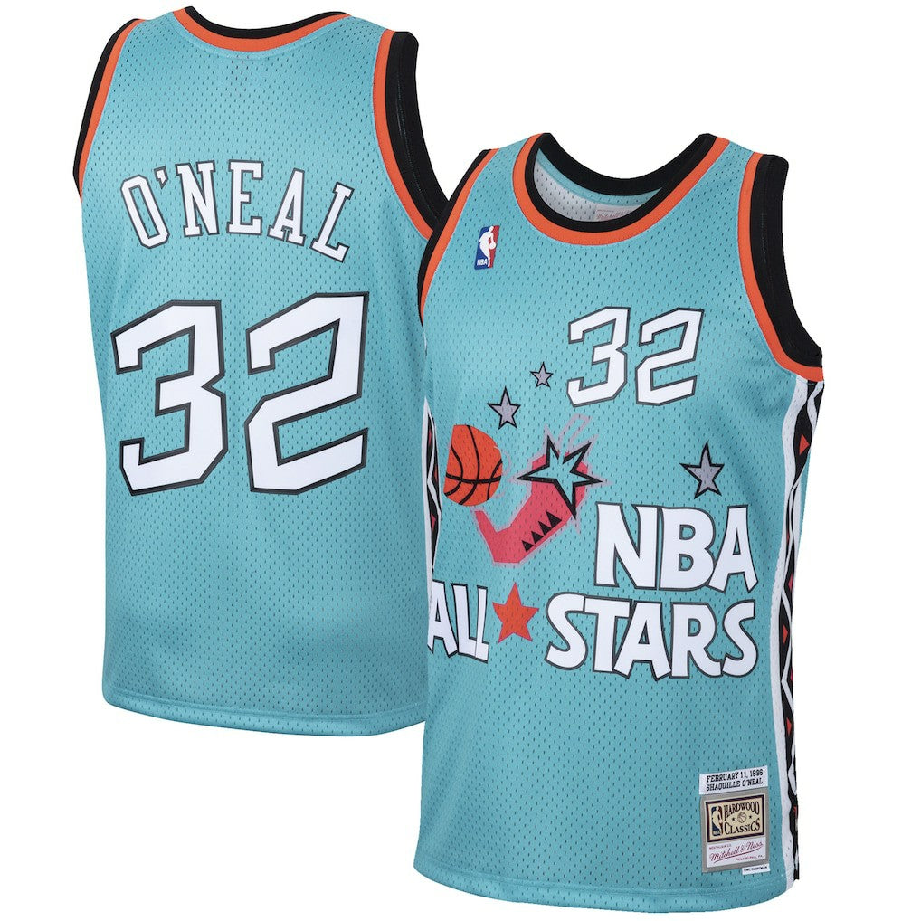 Shaquille O'Neal Eastern Conference 1996 All-Star Hardwood Classics Swingman Jersey - Teal shop
