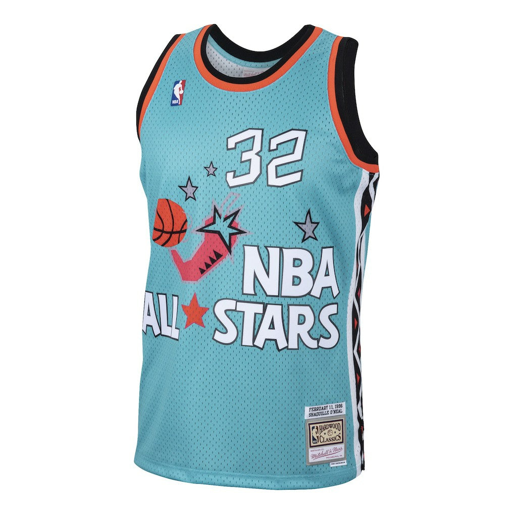 Shaquille O'Neal Eastern Conference 1996 All-Star Hardwood Classics Swingman Jersey - Teal shop