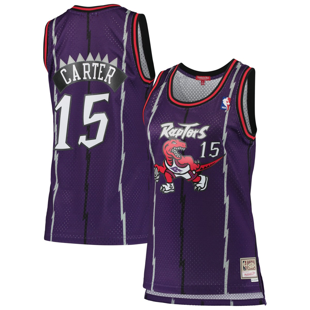 Vince Carter Toronto Raptors Women's 1998/99 Hardwood Classics Swingman Jersey - Purple outlet