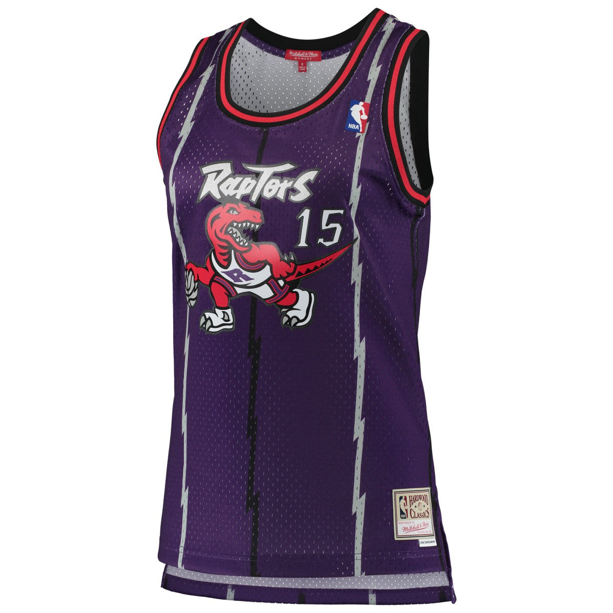 Vince Carter Toronto Raptors Women's 1998/99 Hardwood Classics Swingman Jersey - Purple outlet