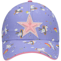 Dallas Cowboys '47 Girls Preschool Unicorn Clean Up Adjustable Hat - Purple online