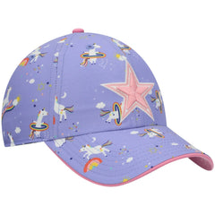 Dallas Cowboys '47 Girls Preschool Unicorn Clean Up Adjustable Hat - Purple online