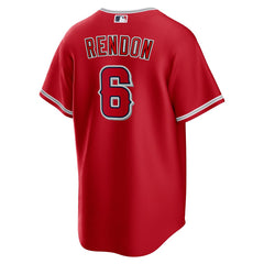 Anthony Rendon Los Angeles Angels Alternate Replica Player Name Jersey Red