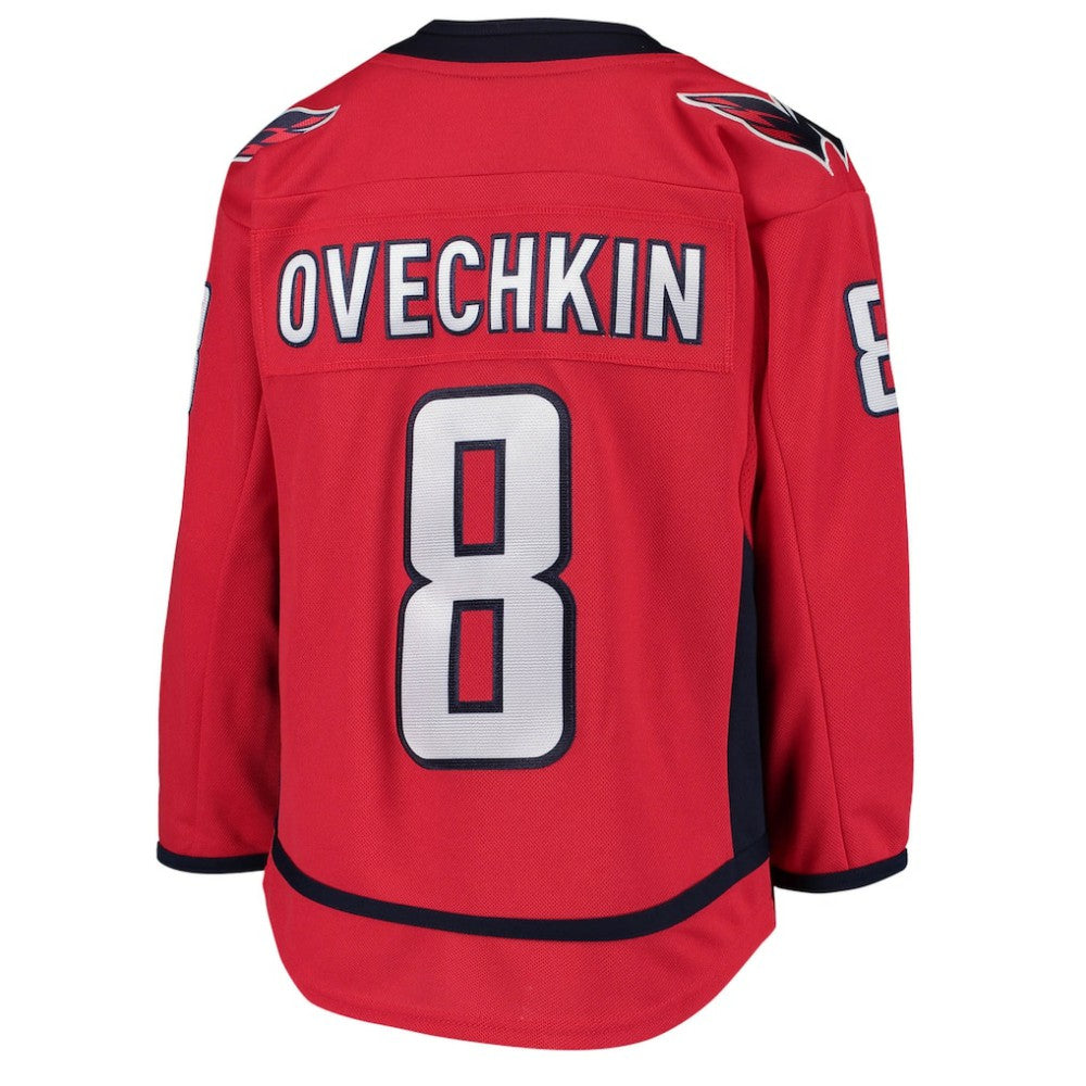 Alexander Ovechkin Washington Capitals Youth Home Premier Player Jersey - Red Jerseys
