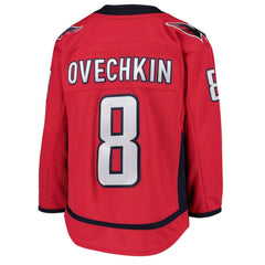 Alexander Ovechkin Washington Capitals Youth Home Premier Player Jersey - Red Jerseys