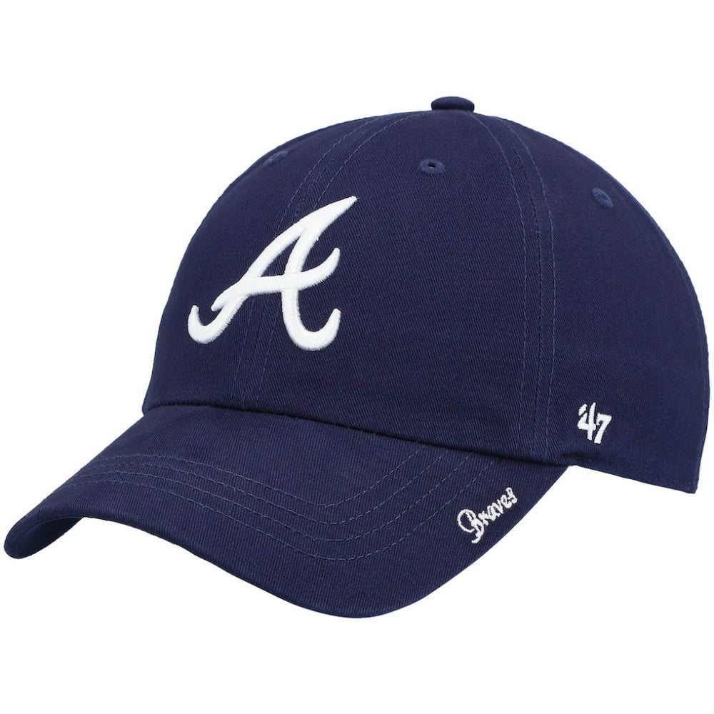Atlanta Braves Women's Team Miata Clean Up Adjustable Hat Navy