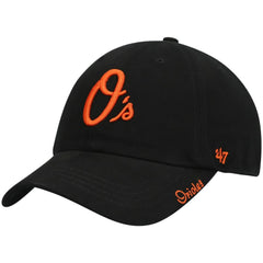 Baltimore Orioles Women's Team Miata Clean Up Adjustable Hat Black