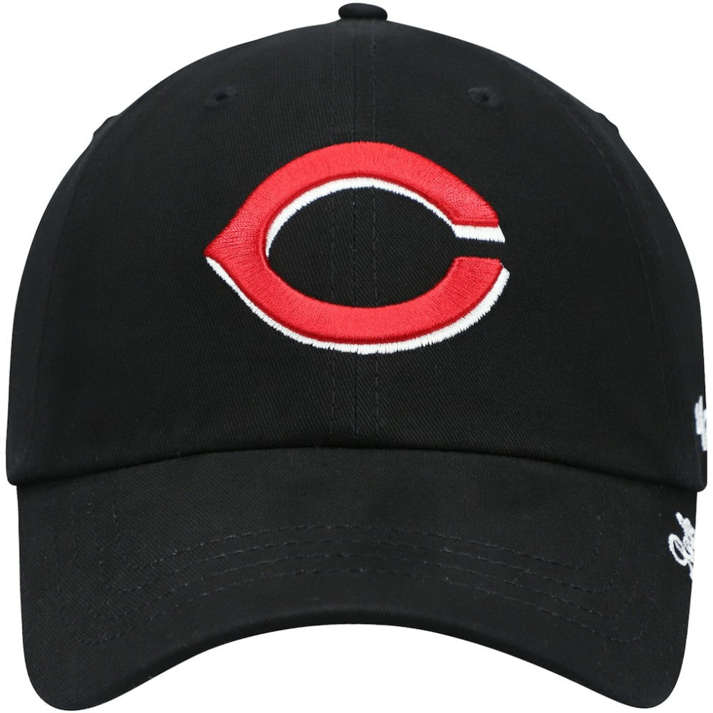 Cincinnati Reds Women's Team Miata Clean Up Adjustable Hat Black