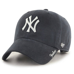 New York Yankees Women's Team Miata Clean Up Adjustable Hat Navy