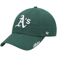 Athletics Women's Team Miata Clean Up Adjustable Hat Green