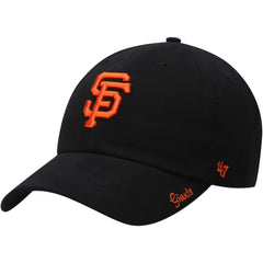 San Francisco Giants Women's Team Miata Clean Up Adjustable Hat Black