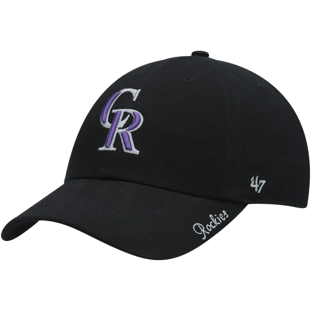 Colorado Rockies Women's Team Miata Clean Up Adjustable Hat Black