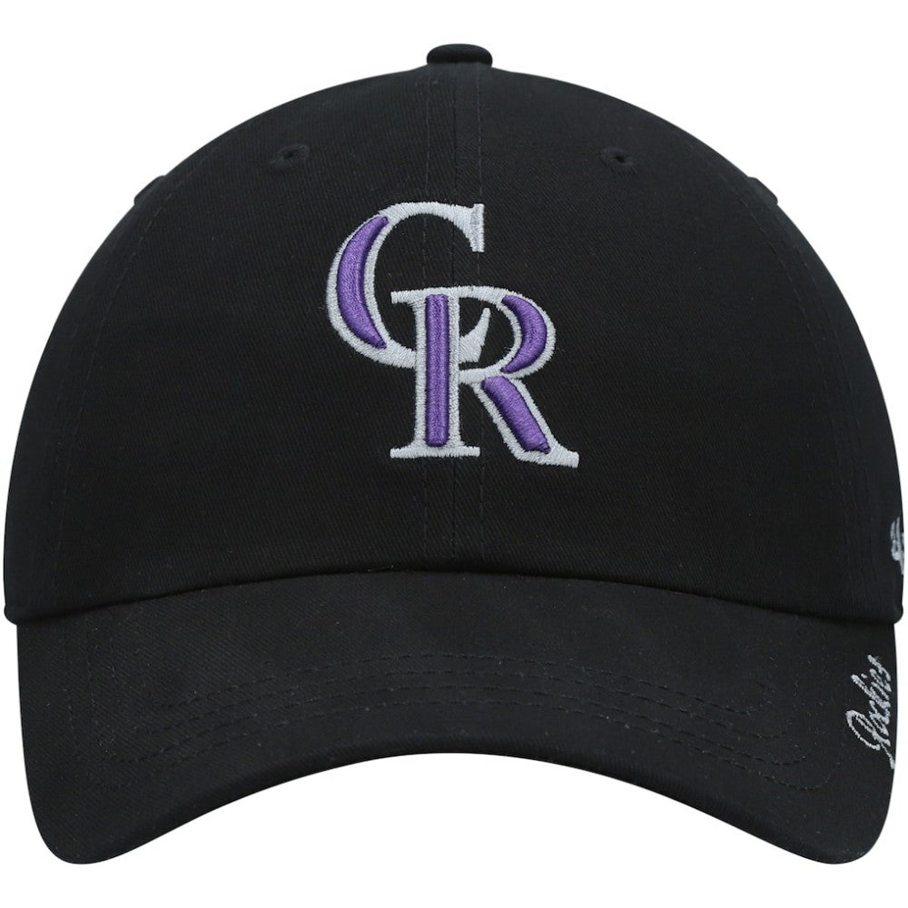 Colorado Rockies Women's Team Miata Clean Up Adjustable Hat Black