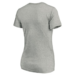 San Jose Sharks Women's Graffiti Shark V-Neck T-Shirt - Heather Gray T-shirts